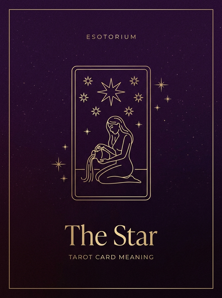 The Star Tarot Card: Meaning (Upright & Reversed)