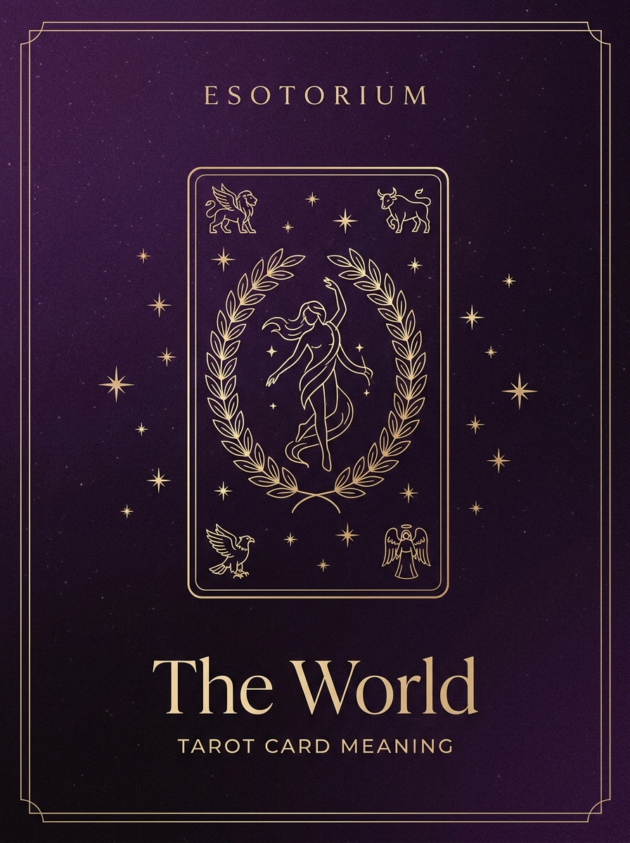 The World Tarot Card: Meaning (Upright & Reversed)
