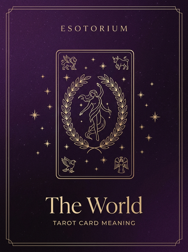 The World Tarot Card: Meaning (Upright & Reversed)