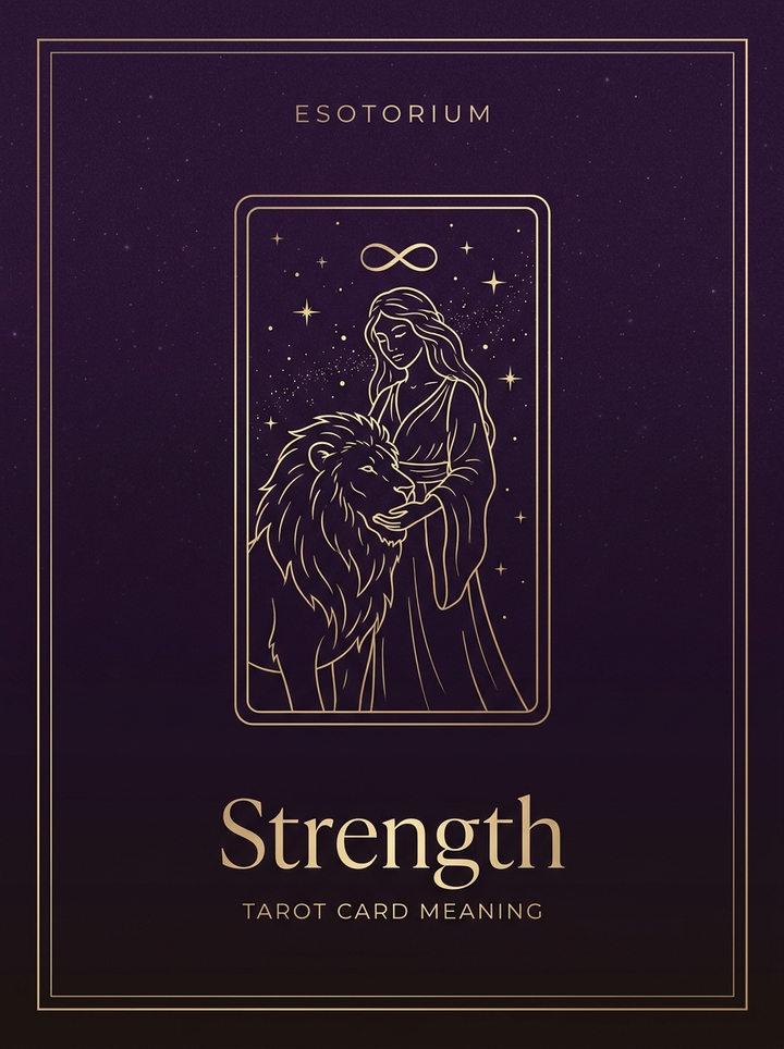 Strength Tarot Card: Meaning (Upright & Reversed)