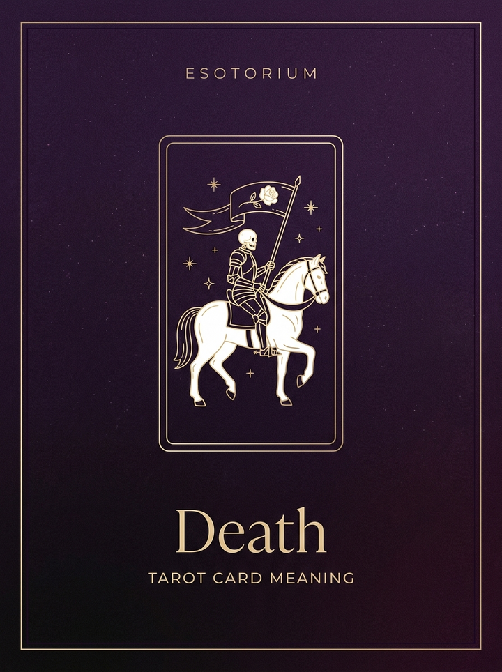 Tod Tarotkarte: Bedeutung (Aufrecht & Umgekehrt)