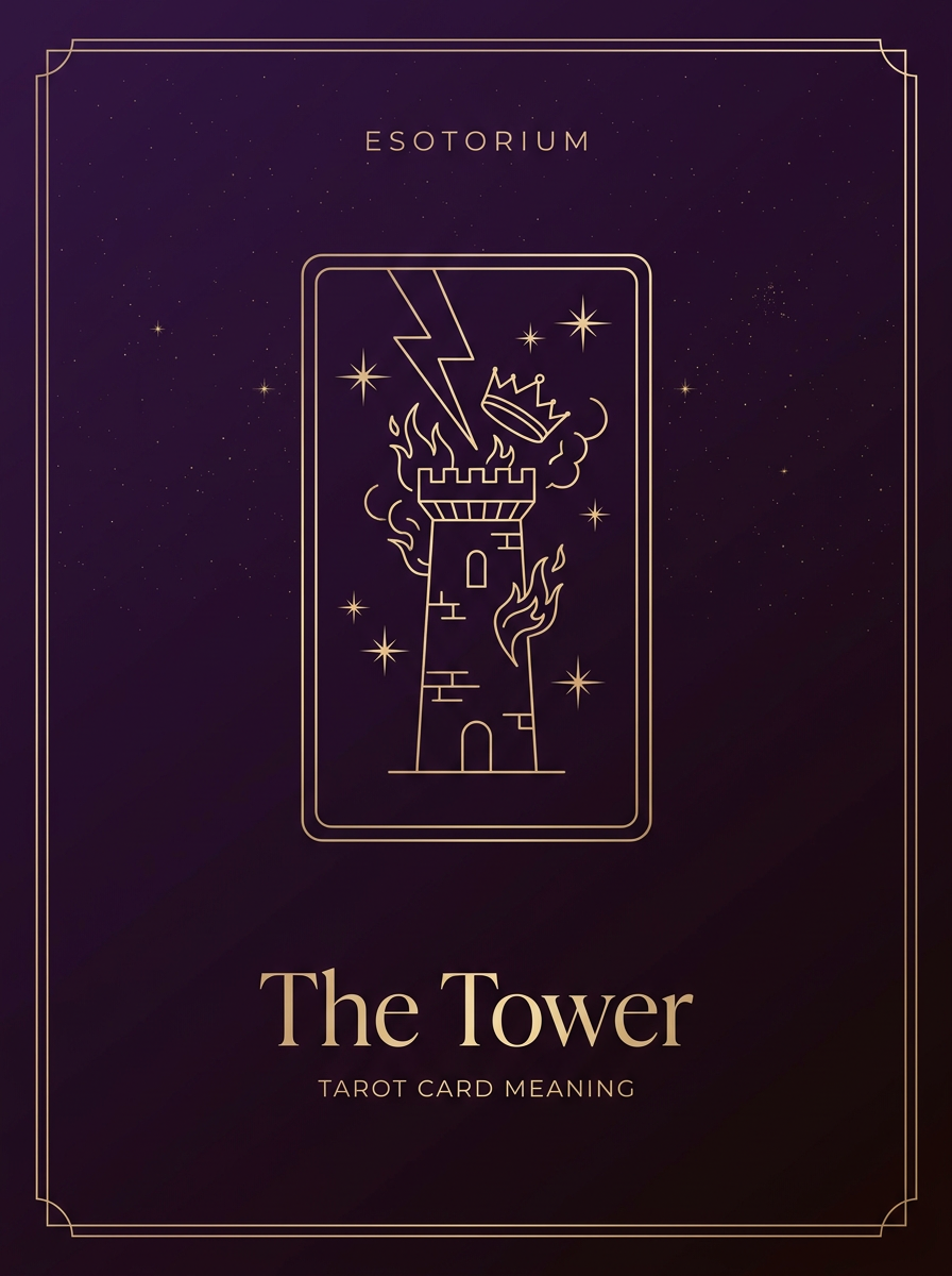 The Tower Tarot Card: Meaning (Upright & Reversed)