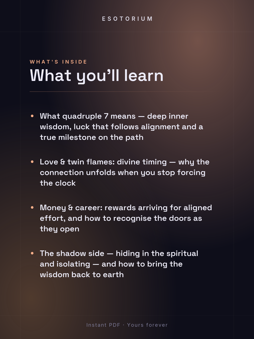 Angel Number 7777 — Meaning in Love, Money & Life — What's inside
