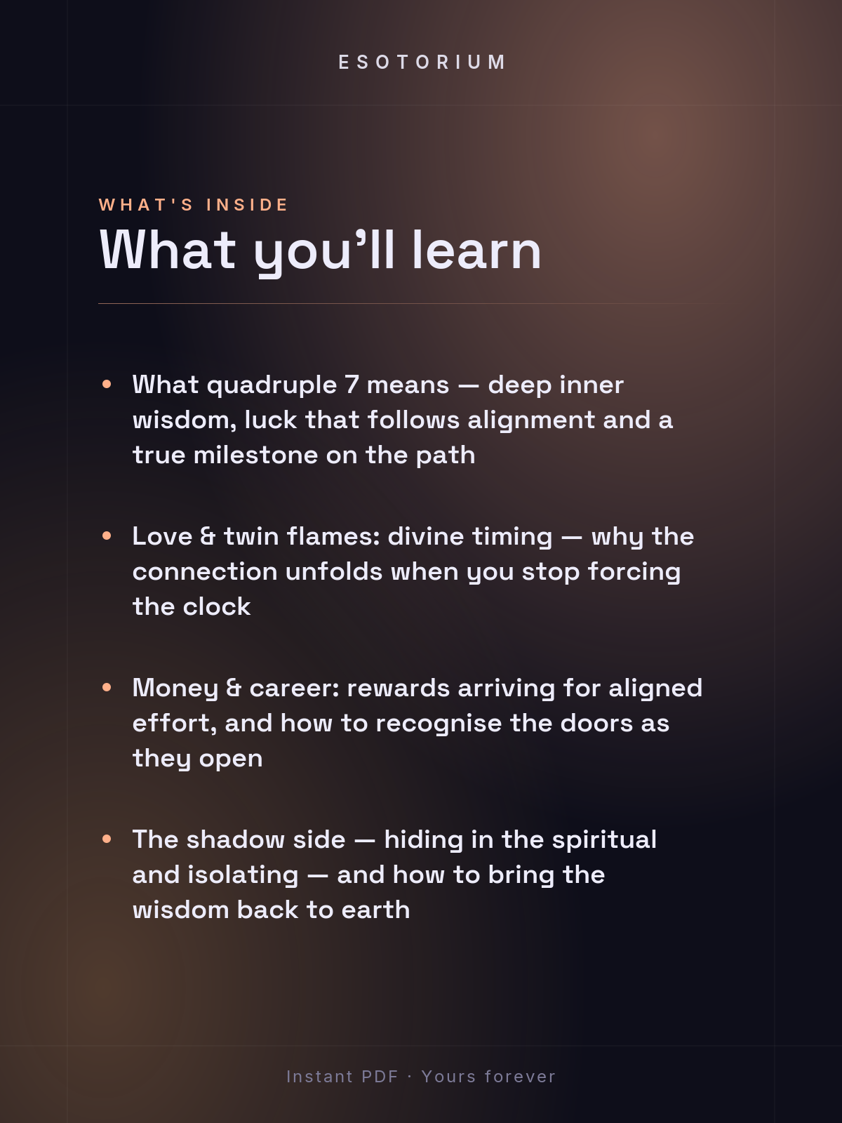 Angel Number 7777 — Meaning in Love, Money & Life — What's inside