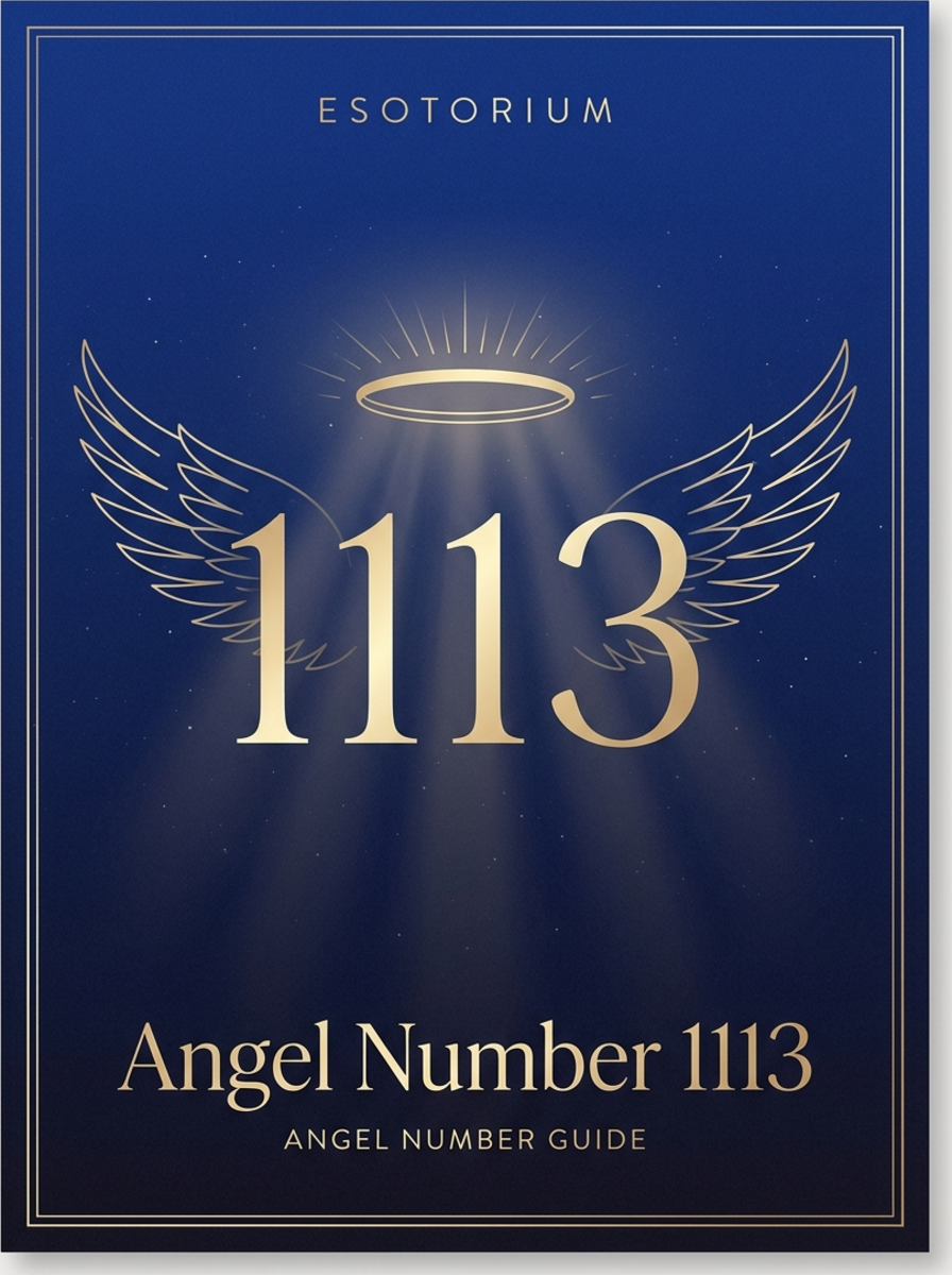 Angel Number 1113 — Meaning in Love, Money & Life — Esotorium PDF cover