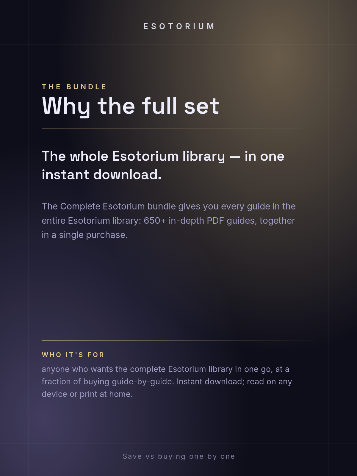 All-Access Library Bundle — Why the full set