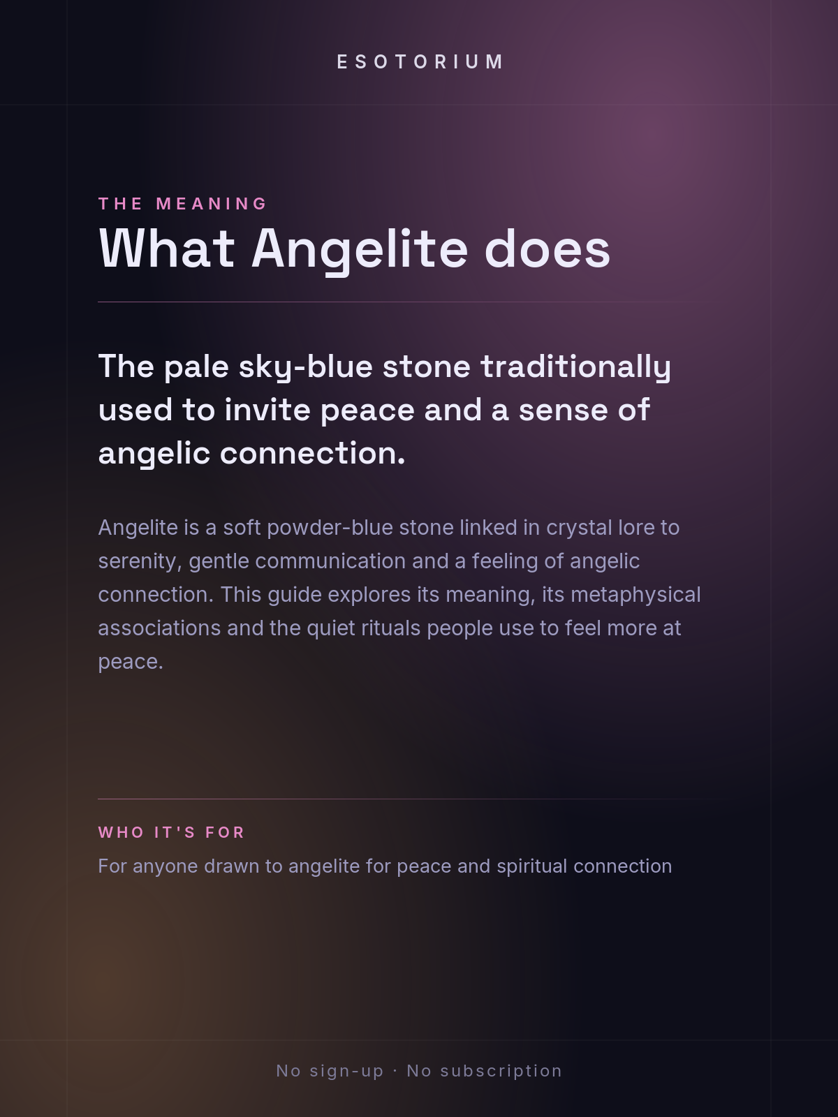 Angelite — Meaning, Uses & Healing Properties — what it means