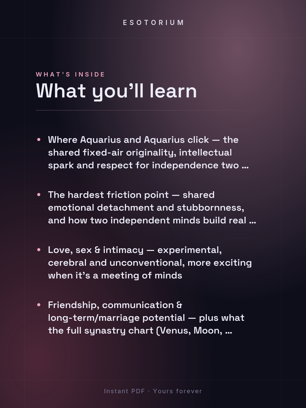 Aquarius and Aquarius Compatibility — Love, Sex & Friendship — What's inside