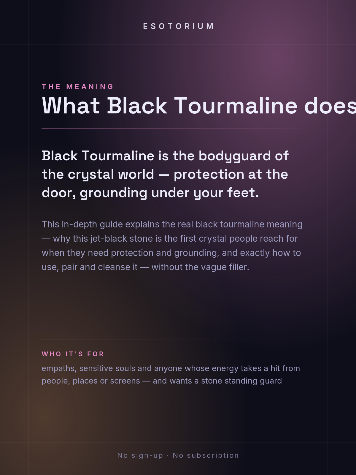 Black Tourmaline — Meaning, Uses & Healing Properties — what it means