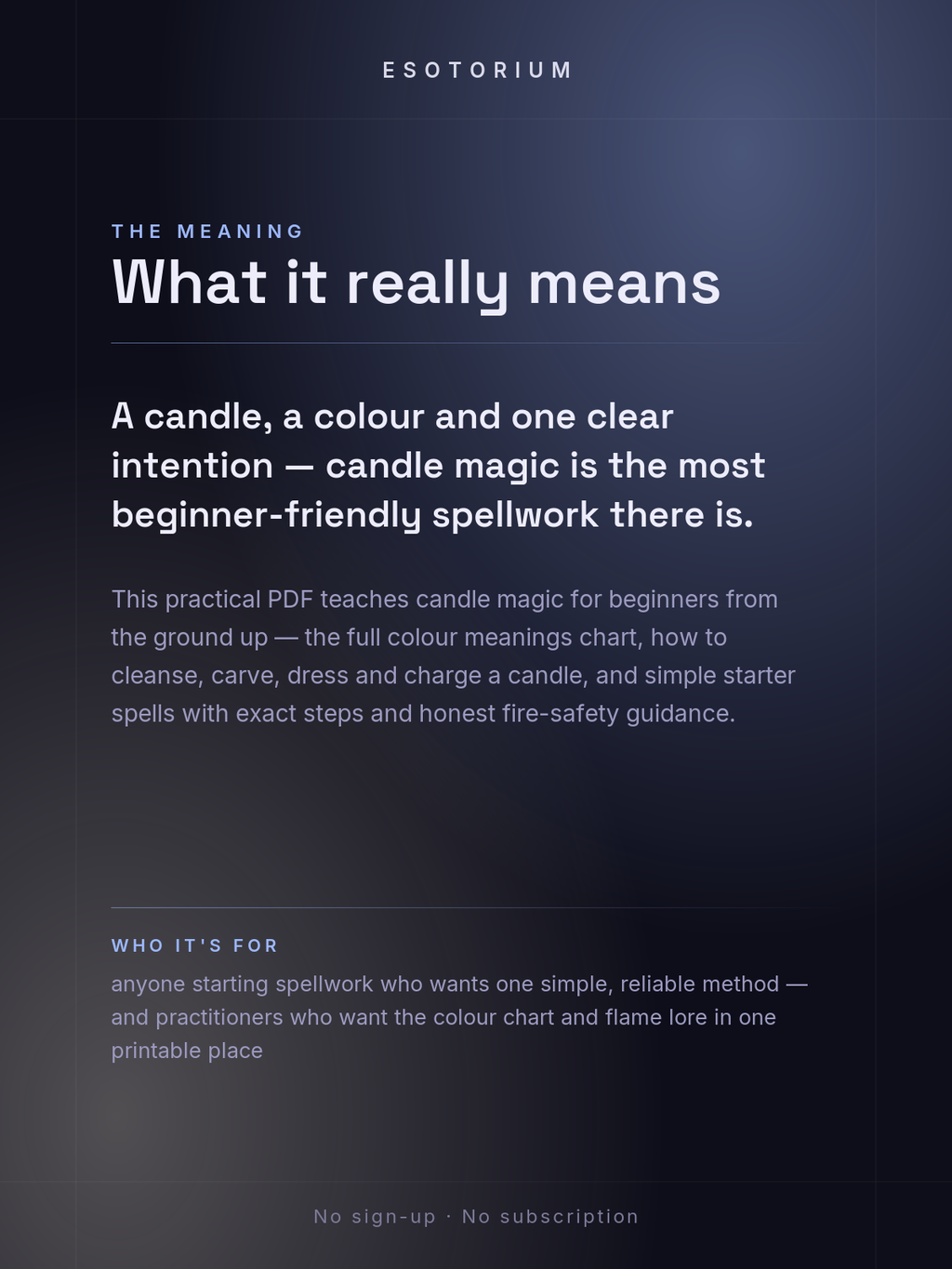Candle Magic for Beginners — Colours & Spells — what it means