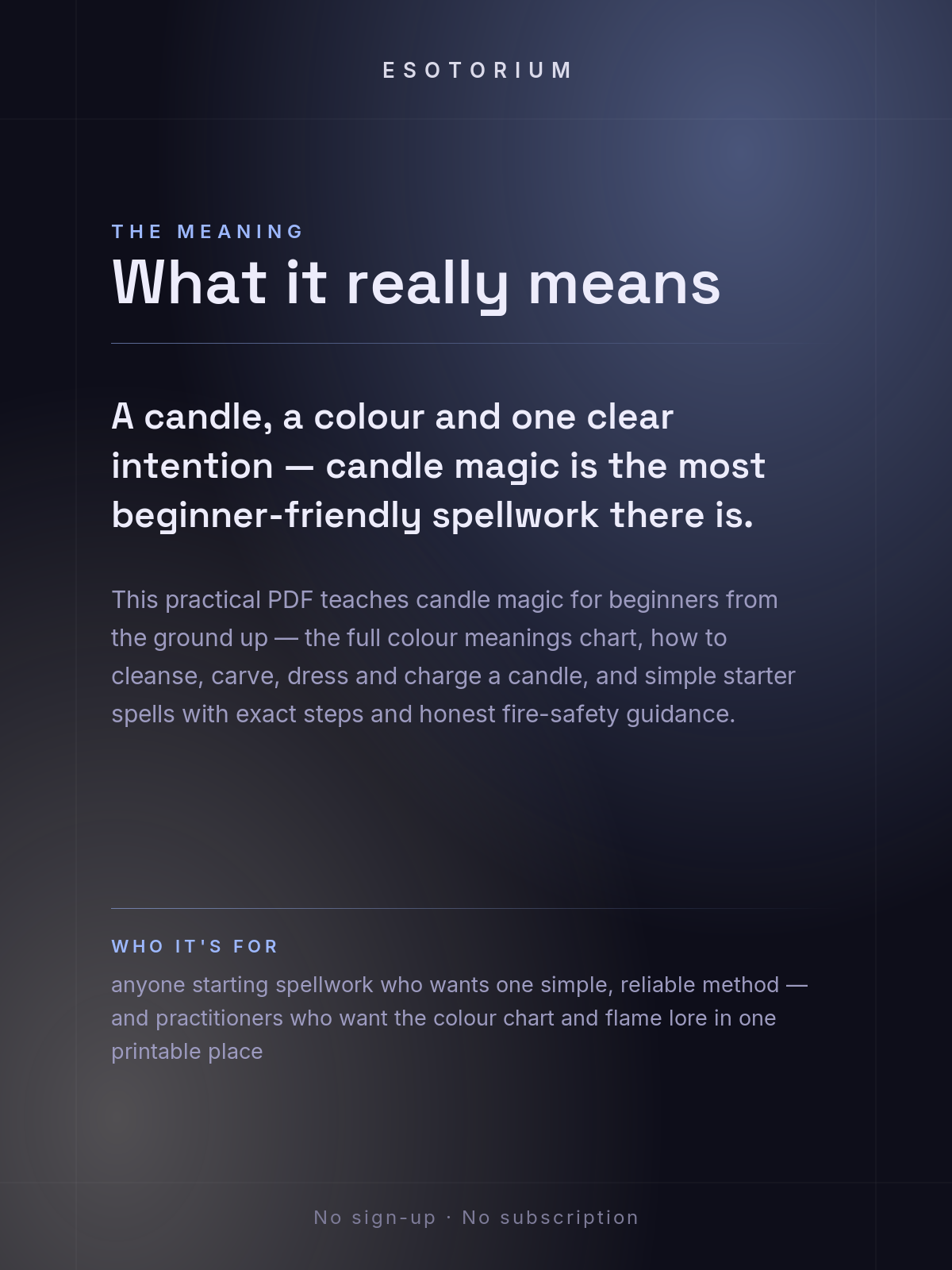 Candle Magic for Beginners — Colours & Spells — what it means