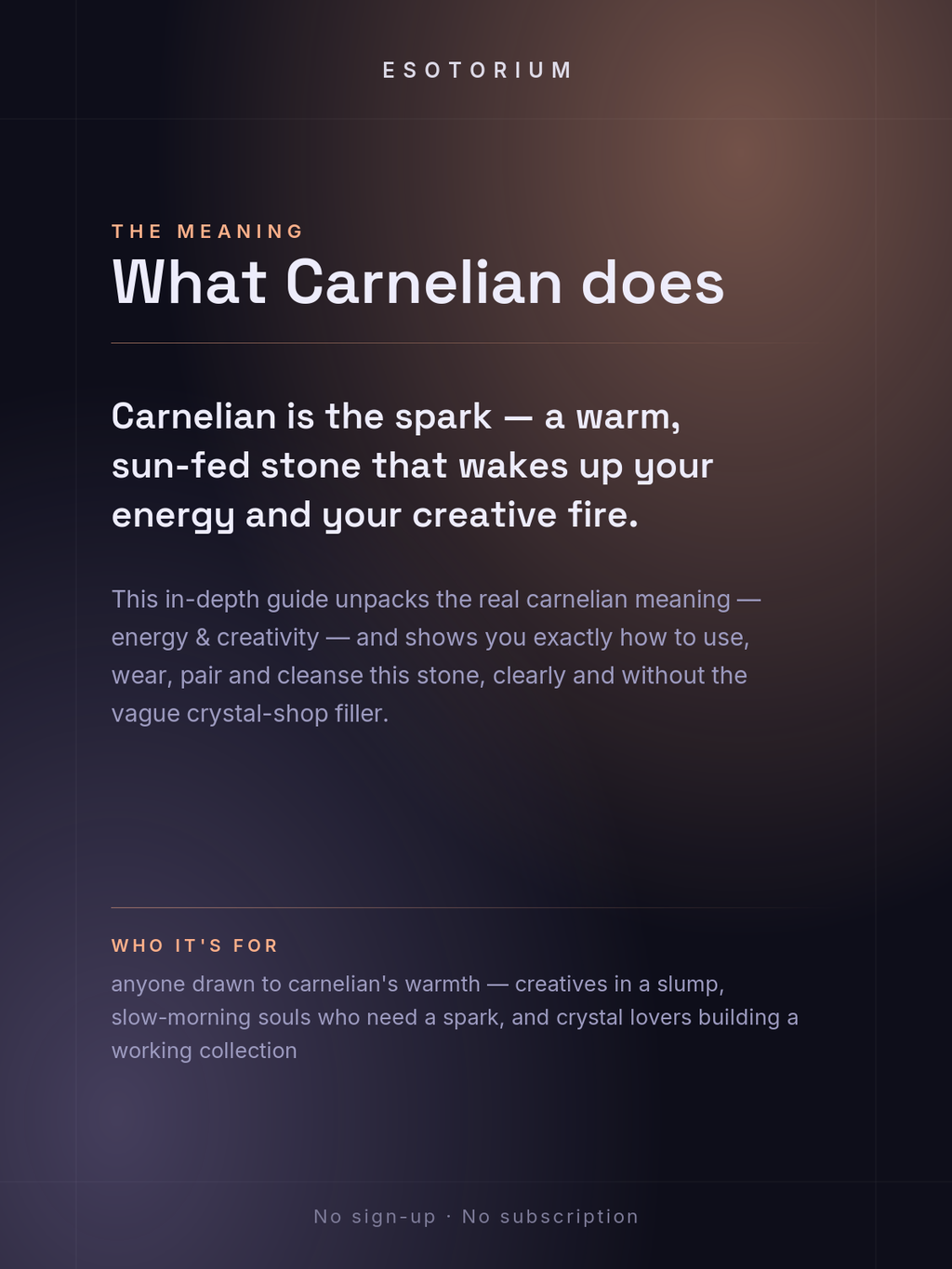 Carnelian — Meaning, Uses & Healing Properties — what it means