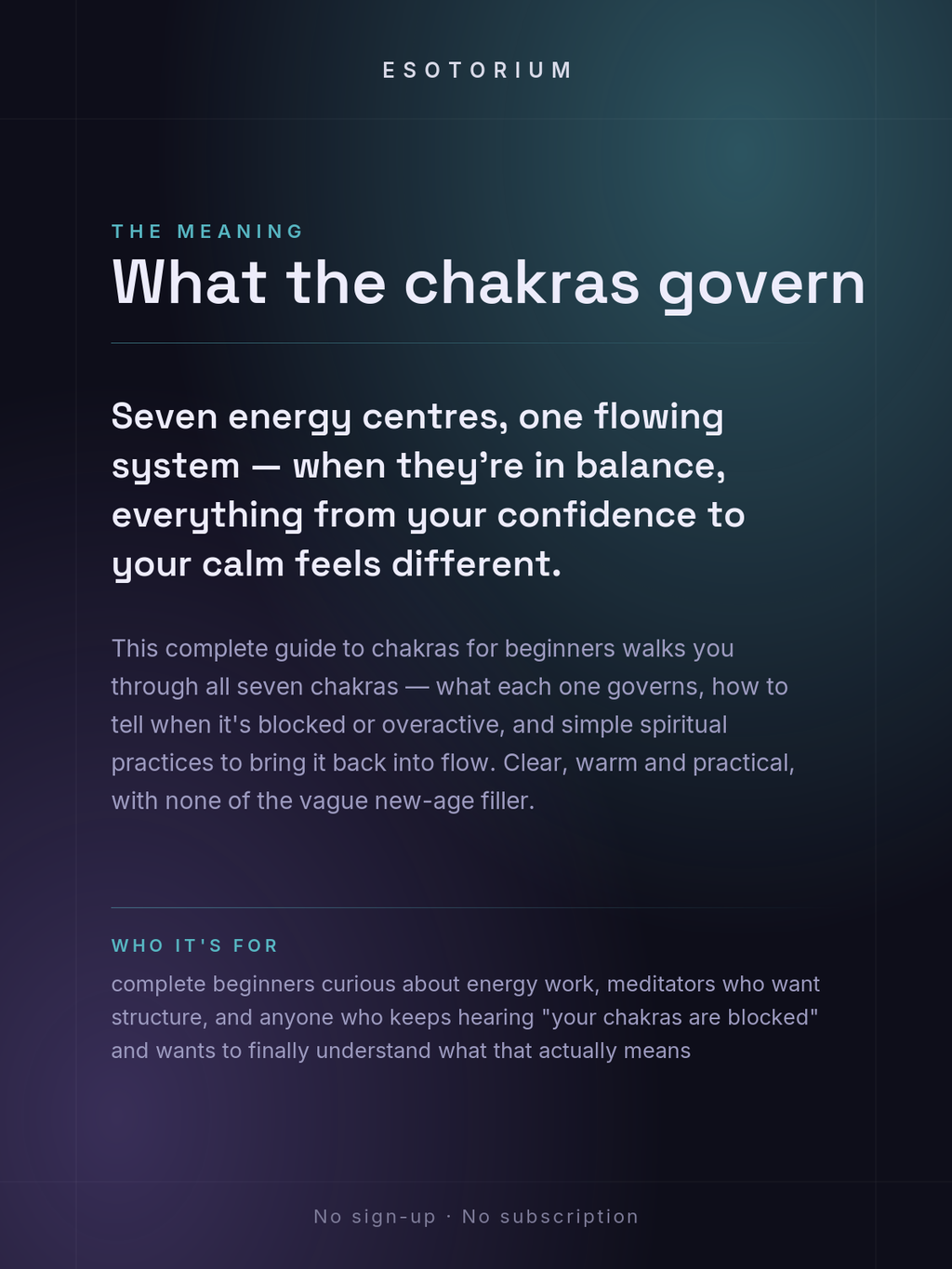 Chakras for Beginners — Balance Your Energy System — what it means