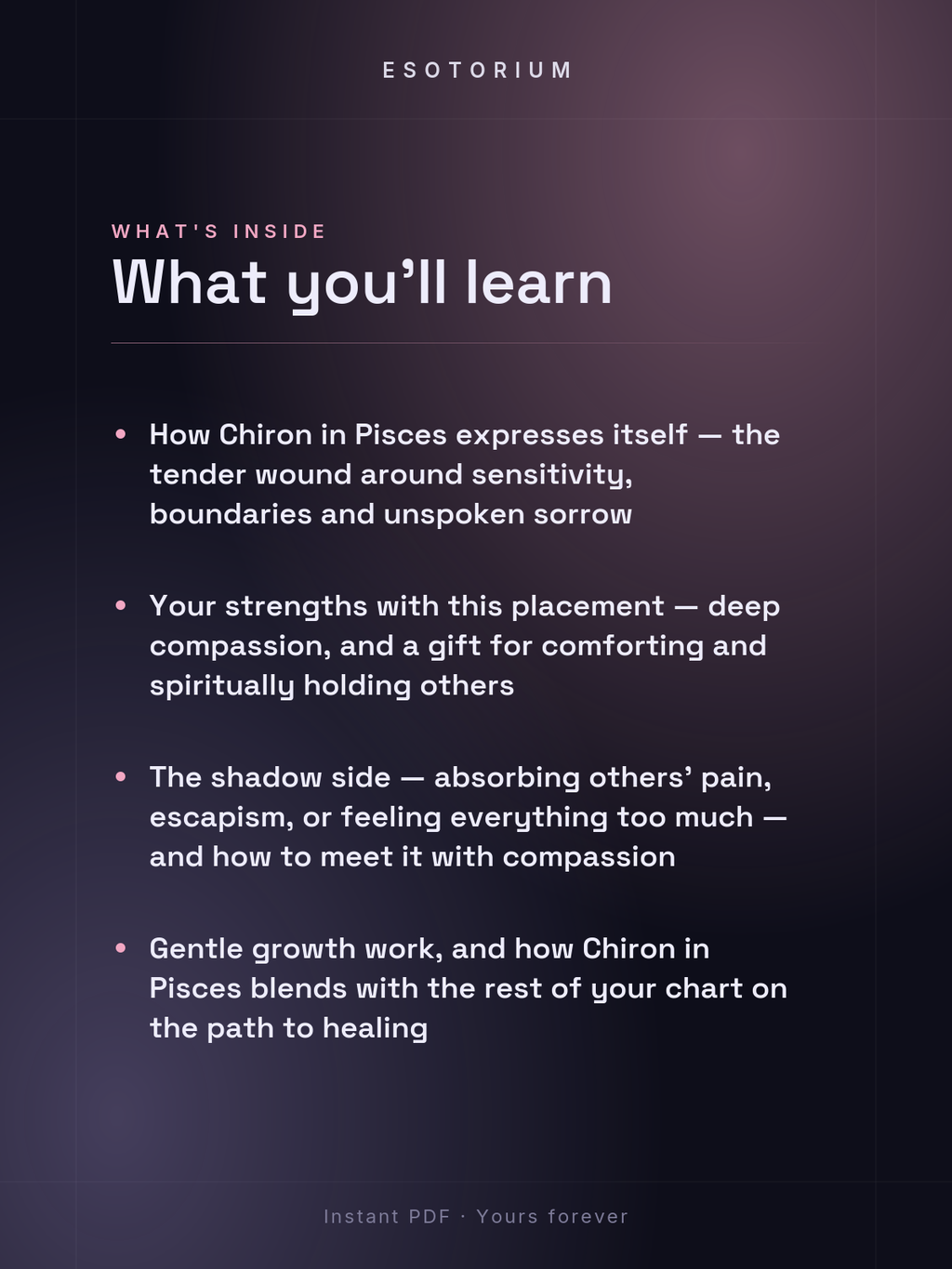 Chiron in Pisces — Meaning in Your Birth Chart — What's inside