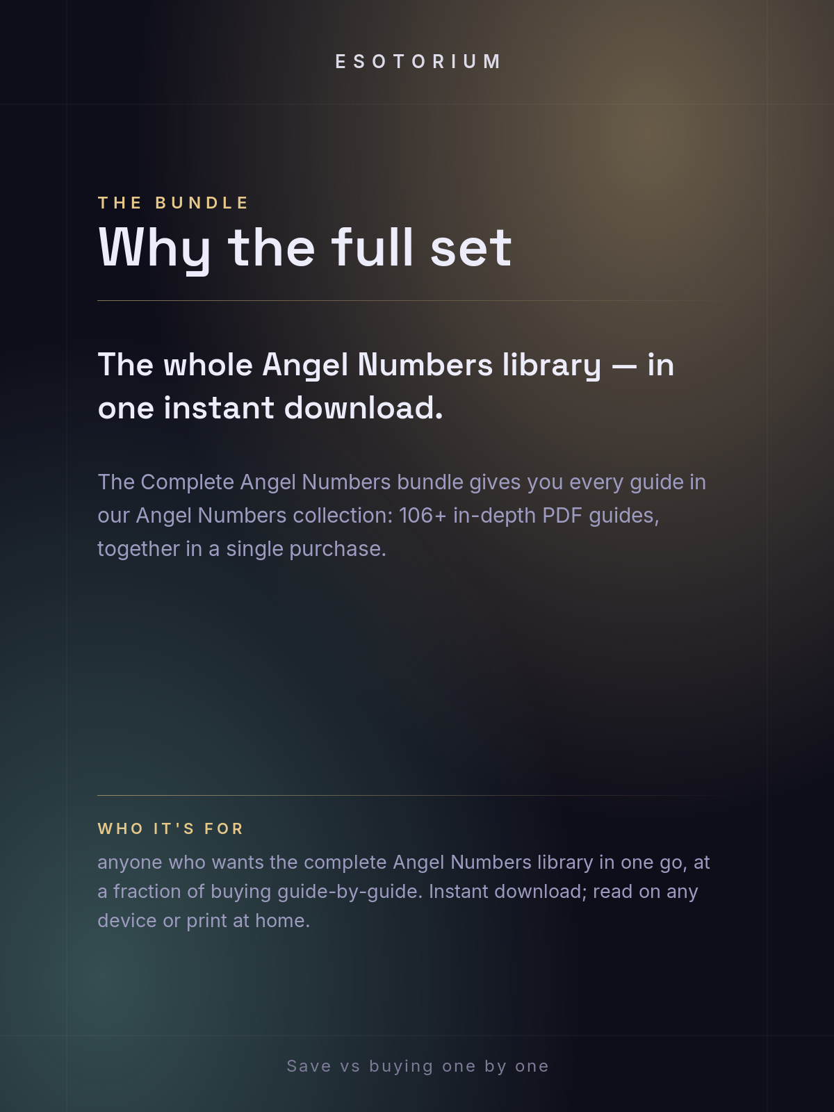 Complete Angel Numbers Bundle — Why the full set