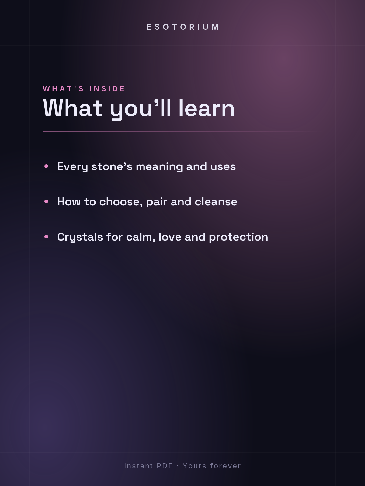 Complete Crystals Bundle — What's inside