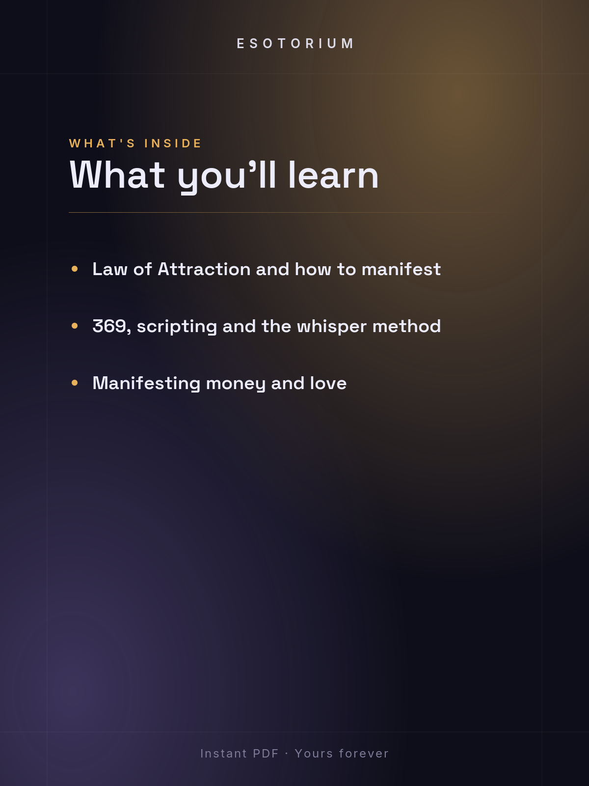 Complete Manifestation Bundle — What's inside