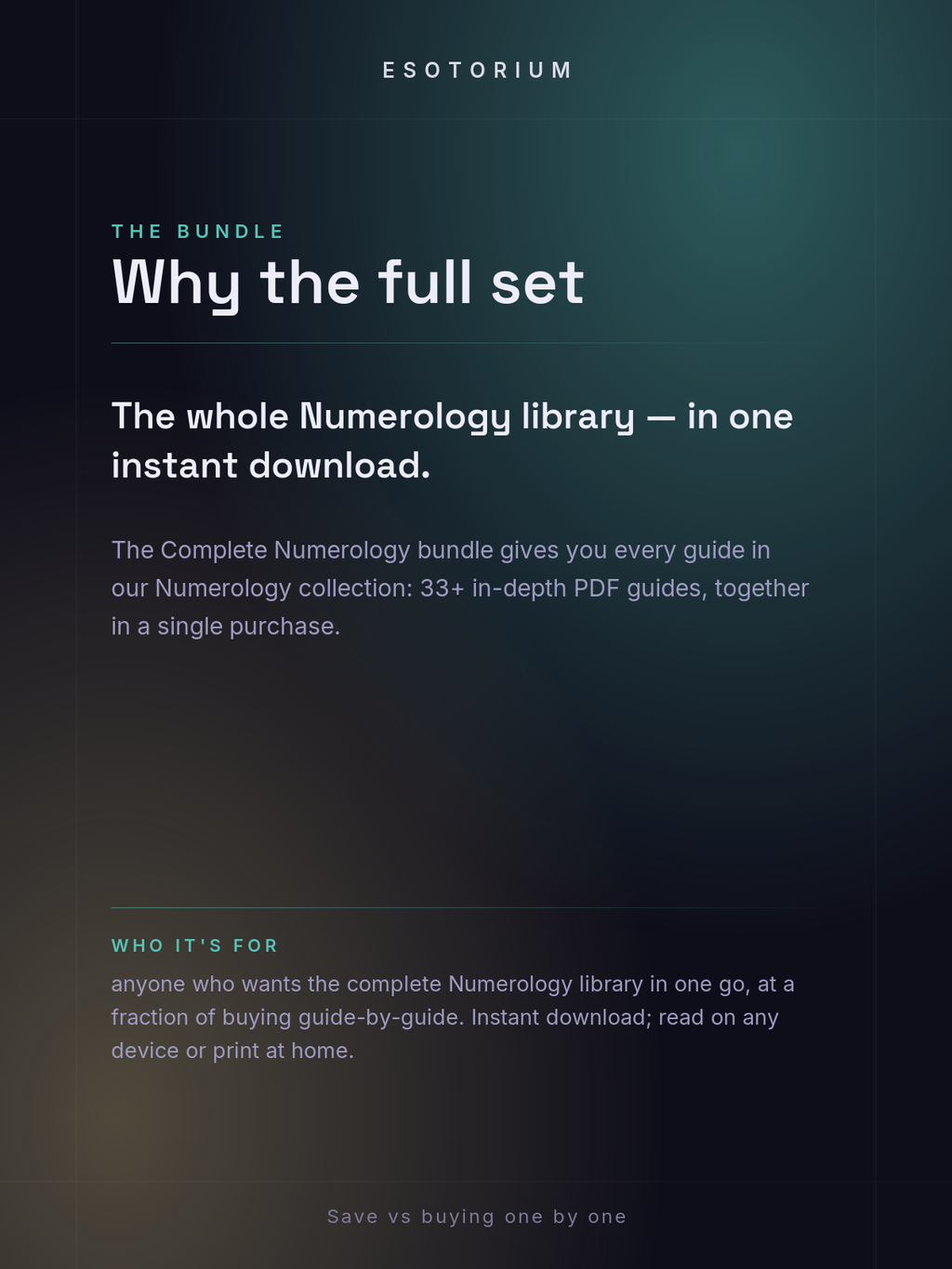 Complete Numerology Bundle — Why the full set
