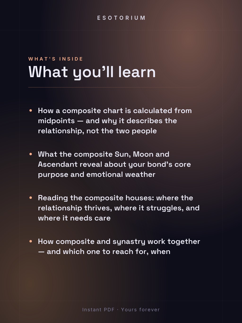 Composite Charts Explained — The Chart of Your Relationship — What's inside