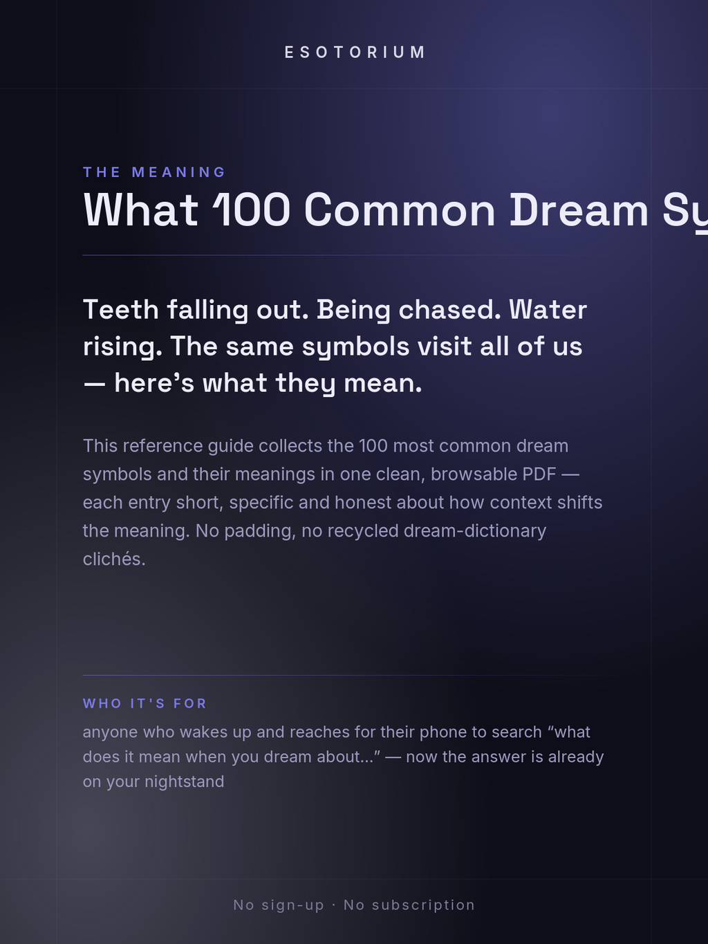 100 Common Dream Symbols & Their Meanings — what it means