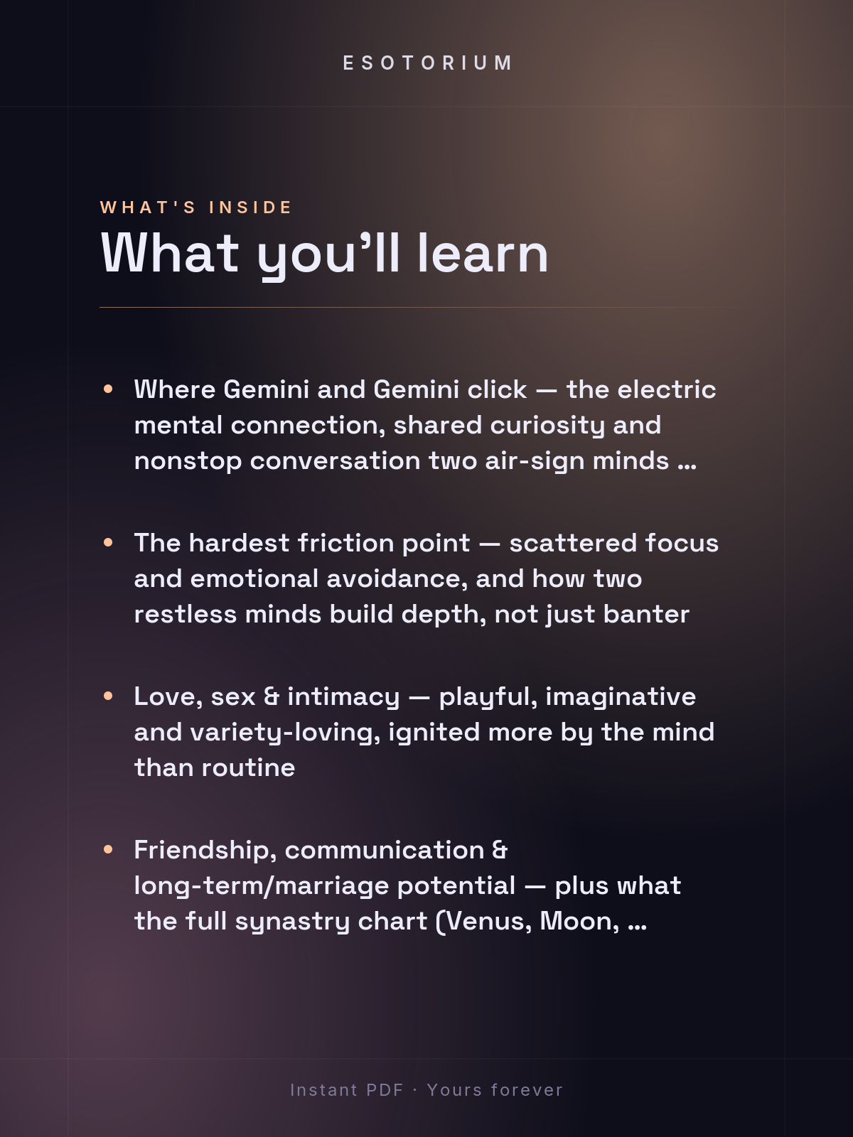 Gemini and Gemini Compatibility — Love, Sex & Friendship — What's inside