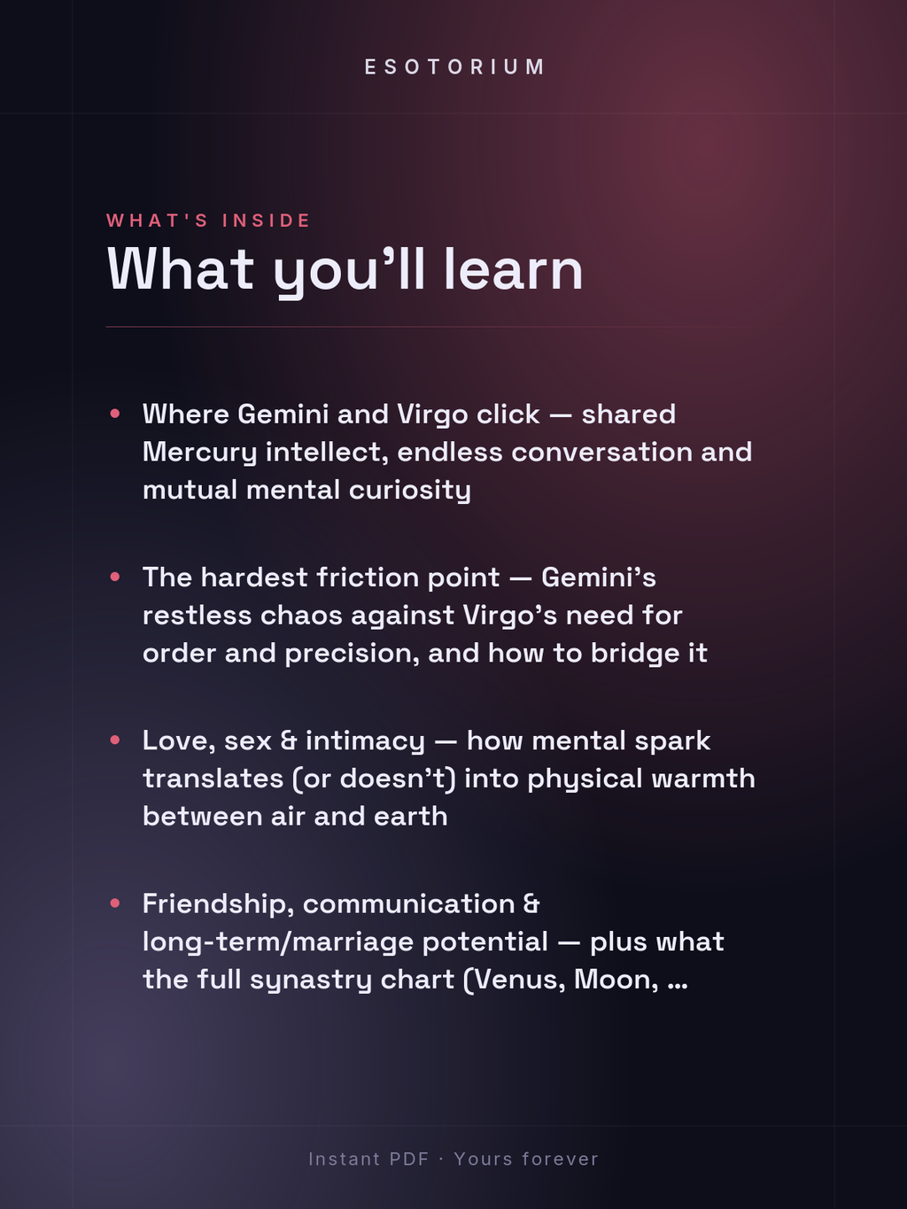 Gemini and Virgo Compatibility — Love, Sex & Friendship — What's inside