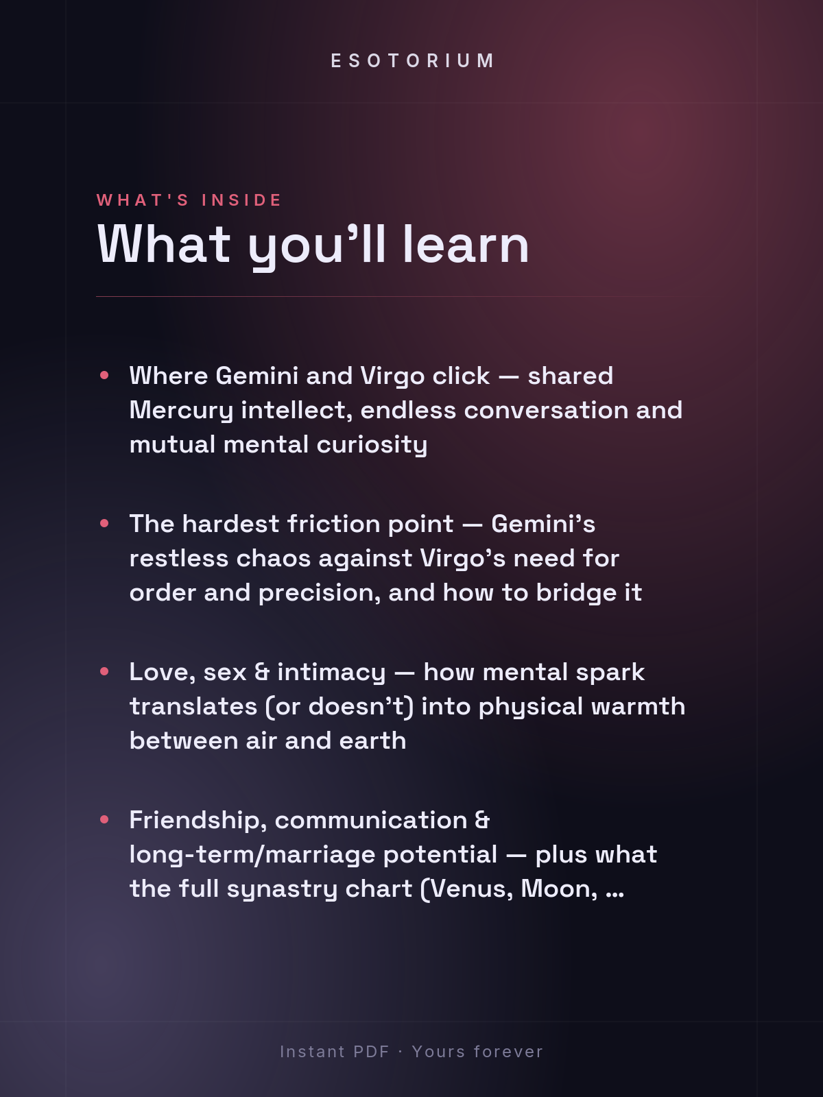 Gemini and Virgo Compatibility — Love, Sex & Friendship — What's inside