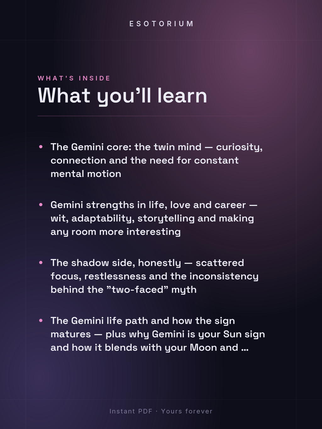 Gemini Zodiac Sign — Complete Personality Guide — what you'll learn