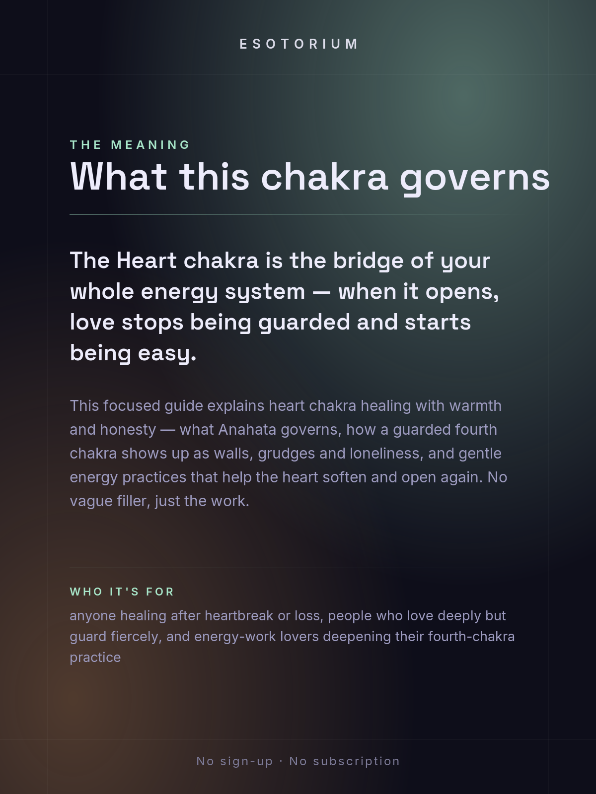 Heart Chakra — Healing & Balancing Guide — what it means