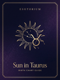 Sun in Taurus — Esotorium birth chart PDF guide cover
