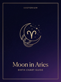 Moon in Aries — Birth Chart Guide, Esotorium PDF cover