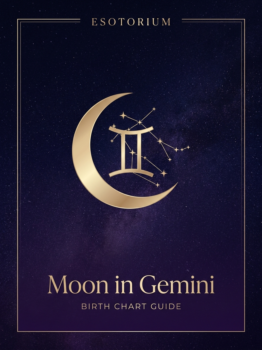 Moon in Gemini — Birth Chart Guide, Esotorium PDF cover