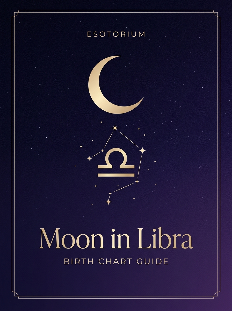 Moon in Libra — Birth Chart Guide, Esotorium PDF cover