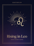 Rising in Leo — Birth Chart Guide, Esotorium PDF cover