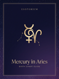 Mercury in Aries — Birth Chart Guide, Esotorium PDF cover