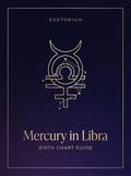 Mercury in Libra — Birth Chart Guide, Esotorium PDF cover