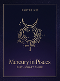 Mercury in Pisces — Birth Chart Guide, Esotorium PDF cover