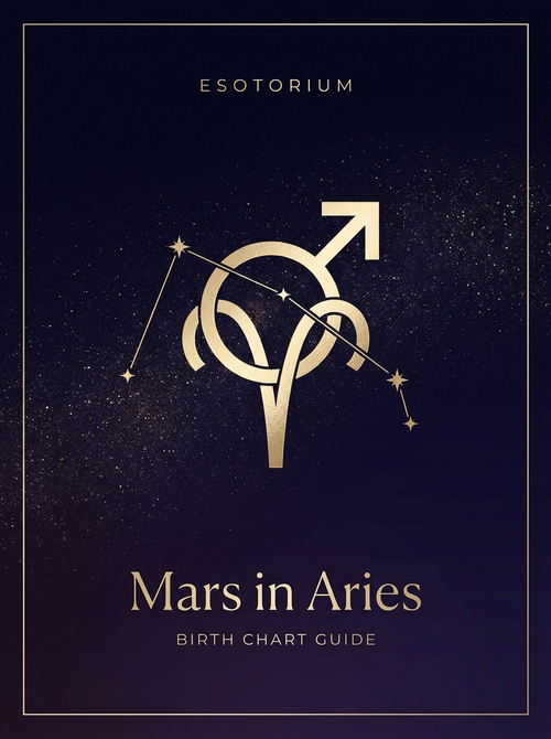 Mars in Aries — Birth Chart Guide, Esotorium PDF cover
