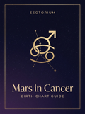 Mars in Cancer — Birth Chart Guide, Esotorium PDF cover