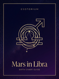 Mars in Libra — Birth Chart Guide, Esotorium PDF cover