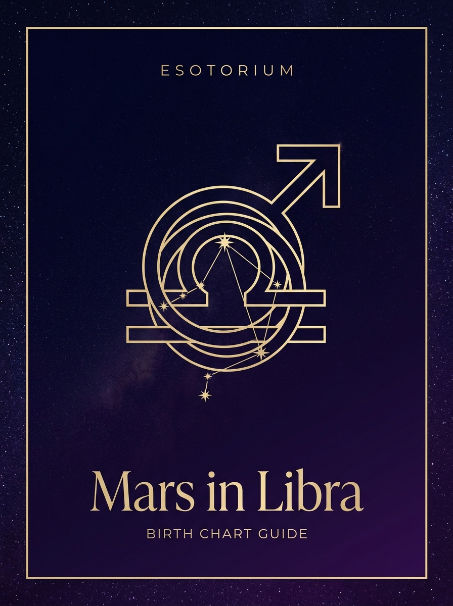 Mars in Libra — Birth Chart Guide, Esotorium PDF cover