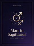 Mars in Sagittarius — Birth Chart Guide, Esotorium PDF cover