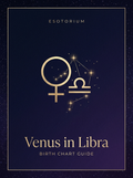 Venus in Libra — Birth Chart Guide, Esotorium PDF cover