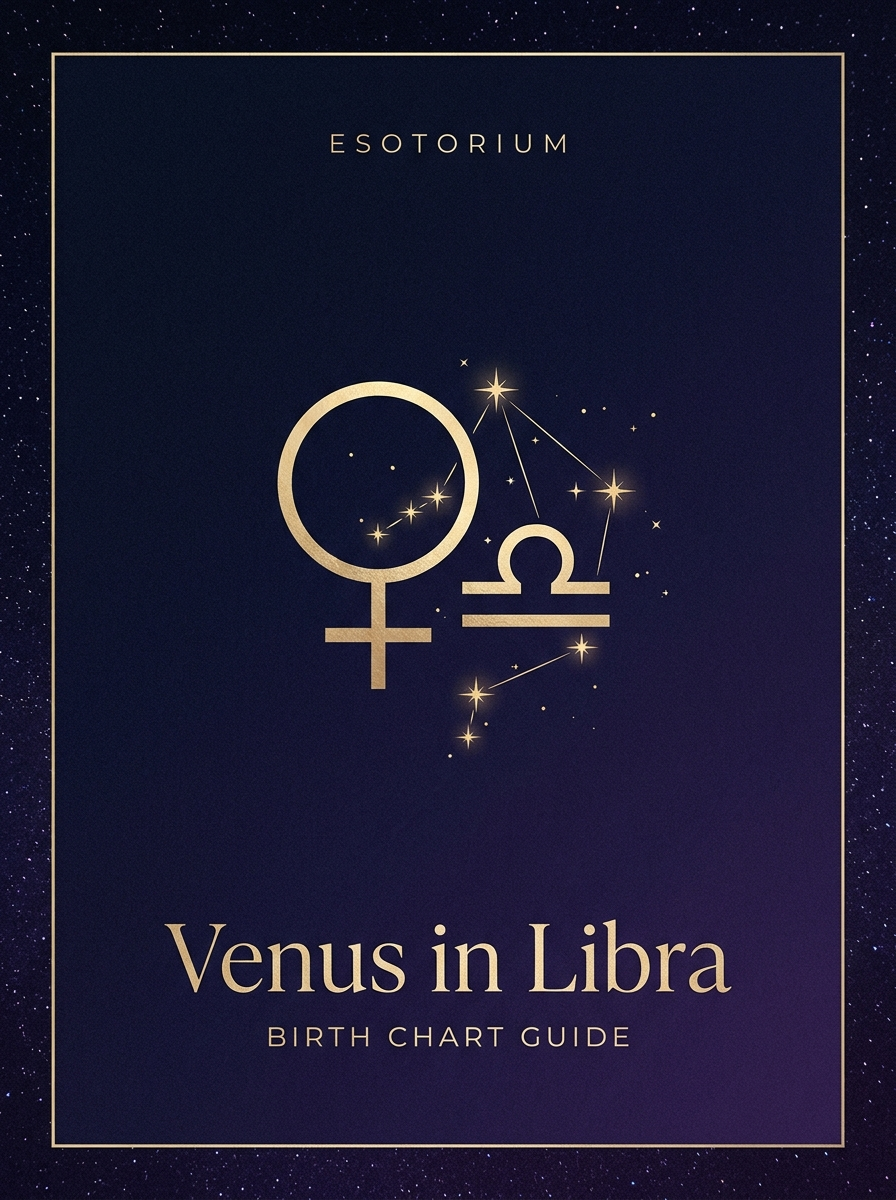 Venus in Libra — Birth Chart Guide, Esotorium PDF cover