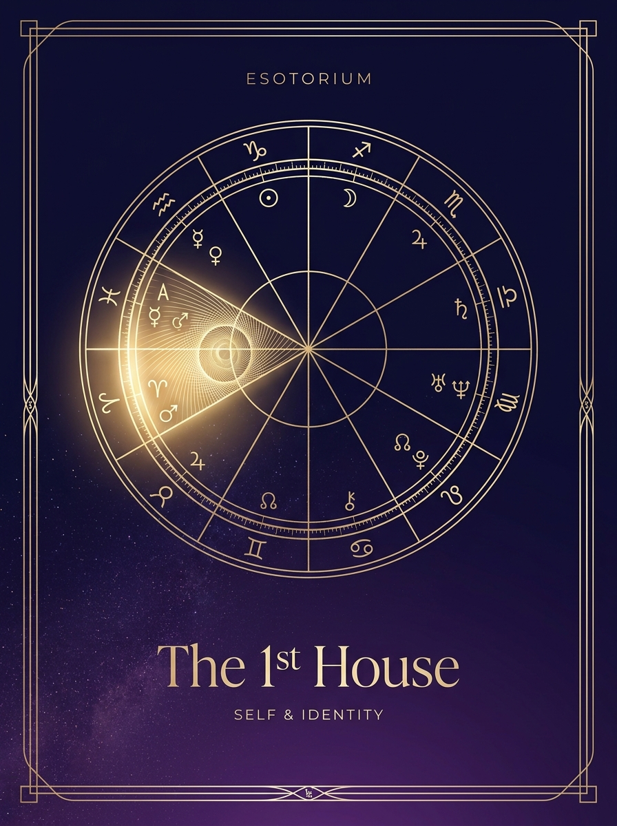 The 1st House in Astrology — Self & Identity, Esotorium PDF cover