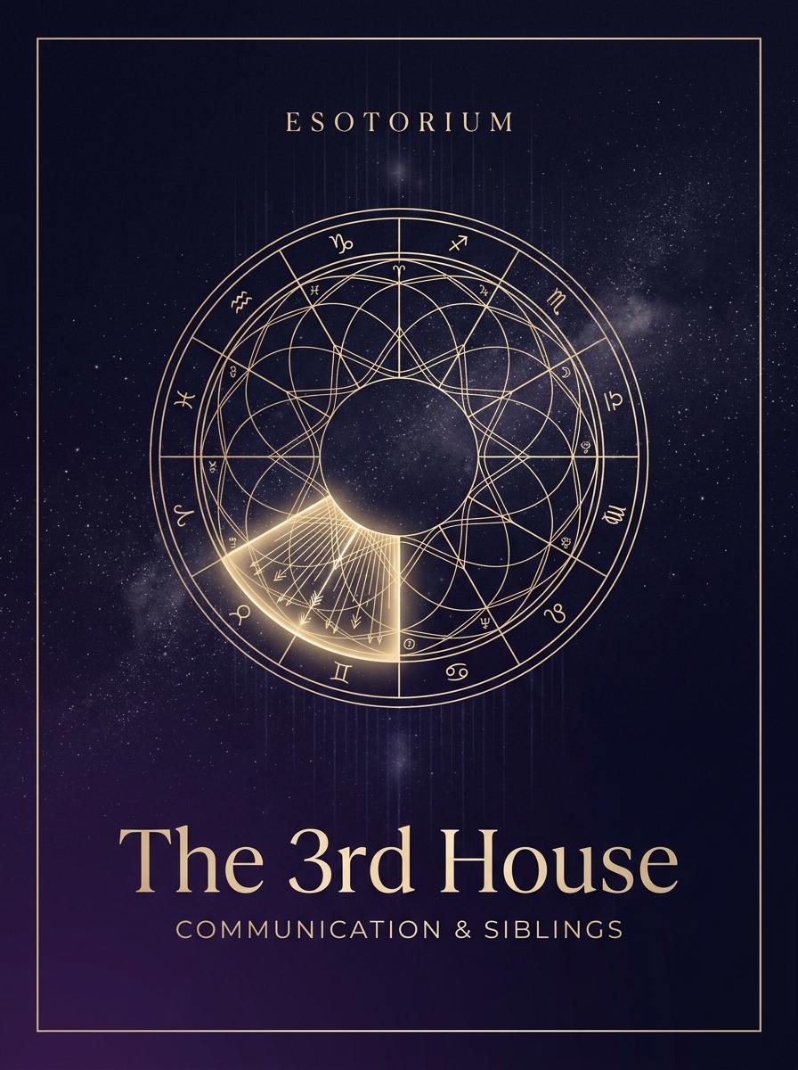 The 3rd House in Astrology — Communication & Siblings, Esotorium PDF cover