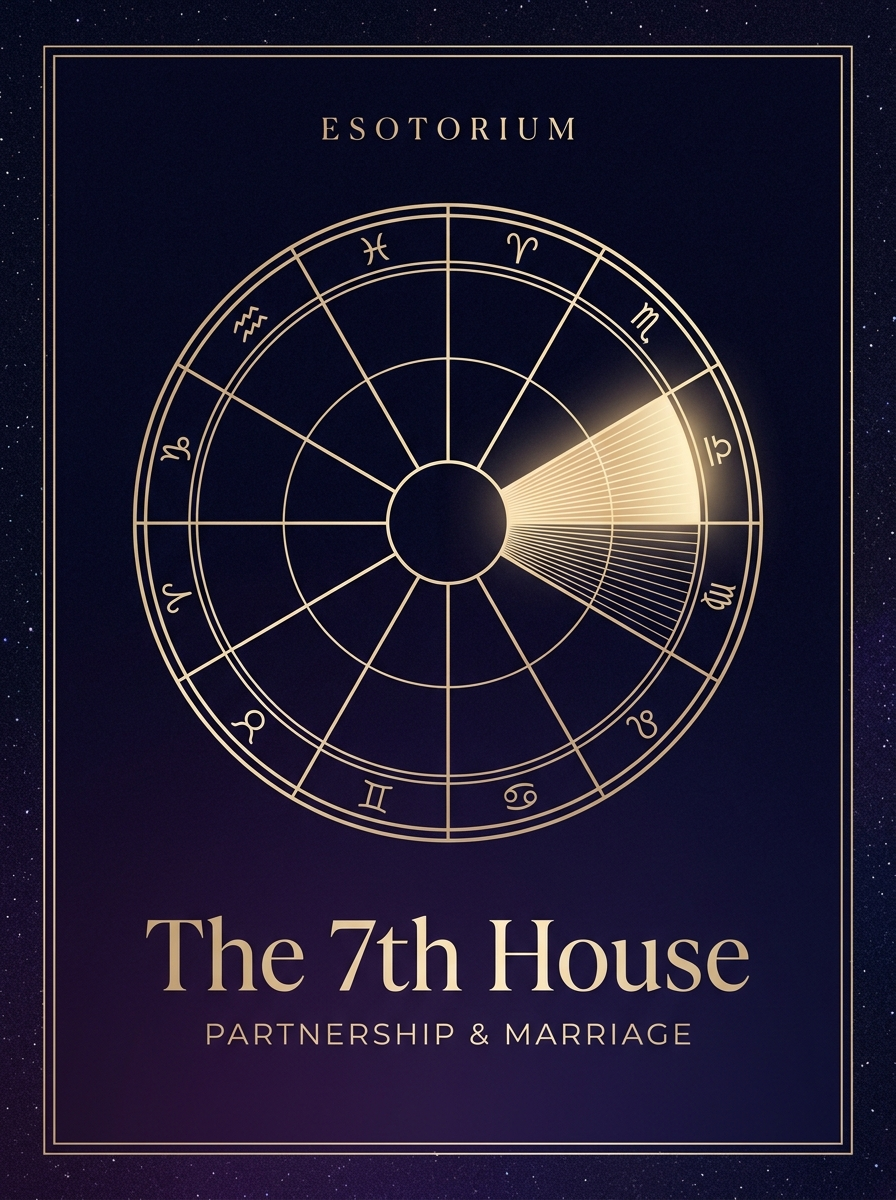 The 7th House in Astrology — Partnership & Marriage, Esotorium PDF cover