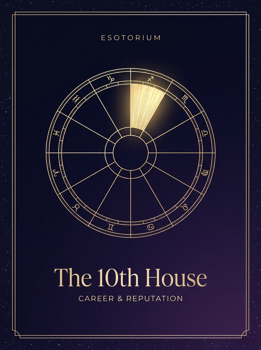 The 10th House in Astrology — Career & Reputation, Esotorium PDF cover