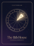 The 11th House in Astrology — Friends & Community, Esotorium PDF cover