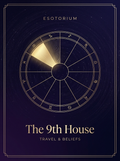 The 9th House in Astrology — Travel & Beliefs, Esotorium PDF cover